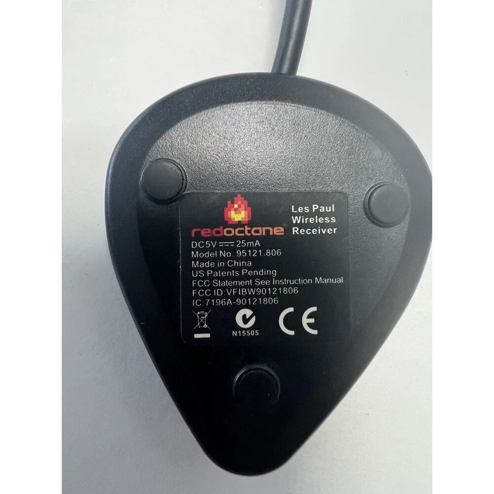 Guitar Hero PS3 Les Paul Wireless Receiver Dongle Red Octane Model 95121.806